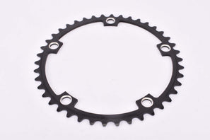 NOS black anodized Gipiemme Azzurro Chainring with 42 teeth and 144 mm BCD from the 1980s