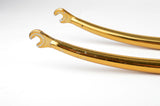 1" Cromovelato steel fork in gold from the 1980s