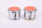 NOS chrome and red CicloLinea handlebar end plugs