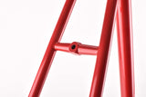 NOS red Romani frame in 65.0 cm (c-t) / 63.5 cm (c-c)