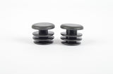 Black Bar End Handlebar plug set