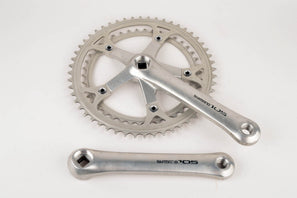 Shimano 105 #FC-1050 crankset with chainrings 42/52 teeth and 170mm length from 1986