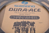 NOS First Generation Shimano Dura-Ace #GA-200 Black edition chainring with 43 teeth and 130 BCD from the 1970s
