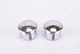 NOS chrome CicloLinea handlebar end plugs