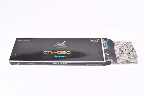 NOS/NIB Shimano Deore XT (XTR) #CN-HG90 (2-0631162357) Hyperglide (HG) Narrow Type Chain in 1/2" x 3/32" with 116 links from the 1990s