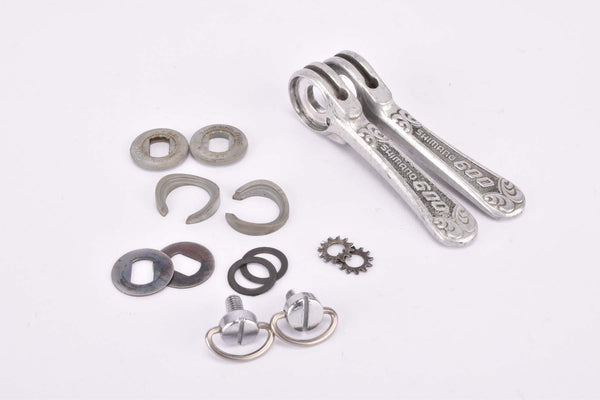 Shimano 600EX Arabesque #SL-6210 brazed on A-Type Gear Lever Shifter Set from the 1970s - 80s