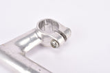 Silver Aluminium stem in size 65 mm with 25.4 mm bar clamp size from 1980s
