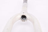 28" Pearl White Trekking Steel Fork with Eyelets for Fenders, Rack and Low Rider