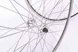 28" (700C / 622mm) Wheelset with Wolber TX Profile Hard Anodized Titane Chrome clincher Rims and Campagnolo Chorus hubs