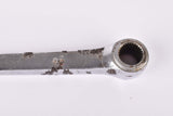 Gnutti non fluted left crank arm for splined bottom bracket in 170mm length from 1950s