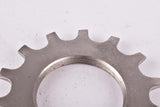 NOS Shimano Dura-Ace #CS-7400 Uniglide (UG) Cassette Top Sprocket for 6-speed, threaded on inside with 14 teeth from the 1980s