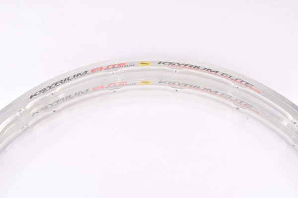NOS Mavic Ksyrium Elite tubeless rim set in 28"/622mm with 18 holes