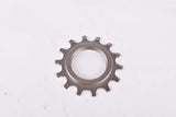 NOS Shimano Dura-Ace #CS-7400 Uniglide (UG) Cassette Top Sprocket for 6-speed, threaded on inside with 14 teeth from the 1980s