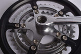 J.J.S. Tripple Steel Crankset with 48/38/28 Teeth and 165mm length from the 1980s