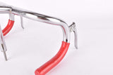 NOS Manubri Schierano Torino Stem (65mm, ~19) and Handlebar (29cm c-c) Set with Brake Levers and red Plastiche Cassano grips for Kids Road Bikes (manubrio di corsa bambini)