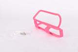 NOS neon pink Wheeler MTB water bottle cage from the 1990s