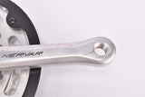 Nervar triple right crank arm with 48/38/28 teeth and chainguard in 170mm length from the 1980s