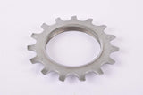 NOS Shimano 600 Uniglide #1241515 Cog with 15 teeth threaded on inside (#BC40) in silver from the 1970s - 80s