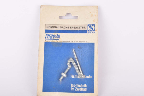NOS/NIB old style Fichtel & Sachs Torpedo 3-speed geared hub shifting pullchain #0591116000 (Torpedo 3-Gang Zugkettchen)