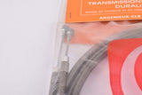 NOS CLB Superlight (only 85g.) darkgrey brake cable and housing set from the 1980s