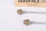 NOS Shimano Dura-Ace EX #7200 quick release set, front and rear Skewer from the 1970s - 1980s