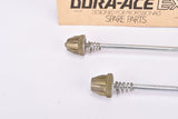 NOS Shimano Dura-Ace EX #7200 quick release set, front and rear Skewer from the 1970s - 1980s