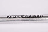 Peugeot labled Afa Zefal silver aluminum bike pump in 450-475mm from the late 1970s - 1980s