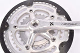 Nervar triple right crank arm with 48/38/28 teeth and chainguard in 170mm length from the 1980s