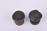 Black Puch handlebar end plugs (Lenkerendstopfen)