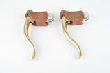 NOS CLB Sulky Pro Or (gold anodized) non-aero Brake lever Set from the 1970s / 1980s