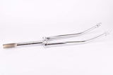 NOS 28" Chrome Lung Steel Fork with Eyelets for Fenders and Rack
