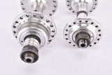 Campagnolo Record Strada #1034 Low Flange Hub set with 36 holes and english thread from the 1960s - 80s
