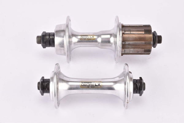 Paire de moyeux VTT Shimano Deore LX M550 Paire de moyeux VTT Shimano Deore LX M550