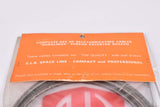 NOS CLB Superlight (only 85g.) darkgrey brake cable and housing set from the 1980s
