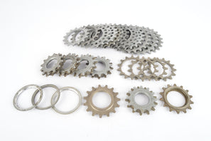 mixed lot Campagnolo Super Record Aluminium Freewheel Cogs from the 1980s
