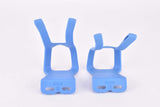 NOS/NIB Christophe MT. Mountainbike Toe Clip Set, Size Large in Blue from the 1990s