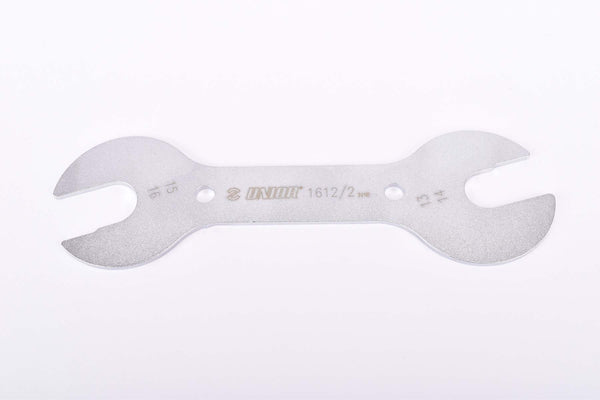 Unior 13/14 x 15/16 mm double sided hub cone wrench #1612/2 N16