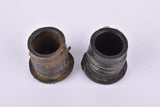 Black Puch handlebar end plugs (Lenkerendstopfen)
