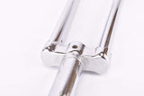 NOS 28" Chrome Lung Steel Fork with Eyelets for Fenders and Rack
