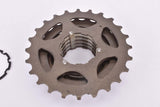 NOS/NIB Shimano #CS-HG50-6ad 6-speed STI / SIS Hyperglide cassette with 12-24 teeth from the 1980s - 1990s