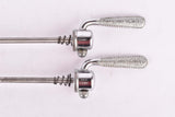 Campagnolo pre cpsc quick release set Record and Super Record, #1001/3 and #1006/8 front and rear Skewer from the 1950s - 1970s