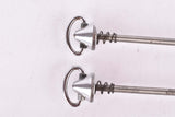 Campagnolo pre cpsc quick release set Record and Super Record, #1001/3 and #1006/8 front and rear Skewer from the 1950s - 1970s