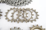 mixed lot Campagnolo Super Record Aluminium Freewheel Cogs from the 1980s