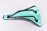 Black and Celeste (turquoise) Bianchi Plus III road bike Saddle from 1993