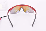 NOS/NIB Santini #1909/RW rainbow Cycling Eyewear incl. pink sleeve from 1980s - 90s
