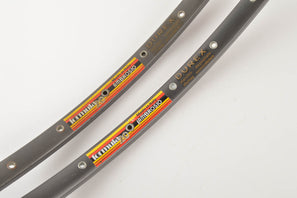 NEW Ambrosio Formula 20 28/26inch TT Tubular Rimset with 36/32 holes from the 80s NOS