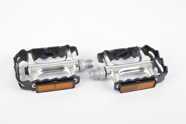 MTB pedal, polished aluminium