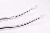 NOS 28" Chrome Lung Steel Fork with Eyelets for Fenders and Rack