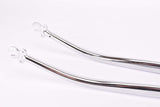 NOS 28" Chrome Lung Steel Fork with Eyelets for Fenders and Rack