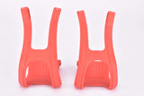 NOS/NIB Christophe MT. Mountainbike Toe Clip Set, Size Medium in Red from the 1990s